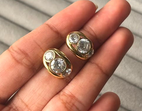 Elan Crystal Earrings