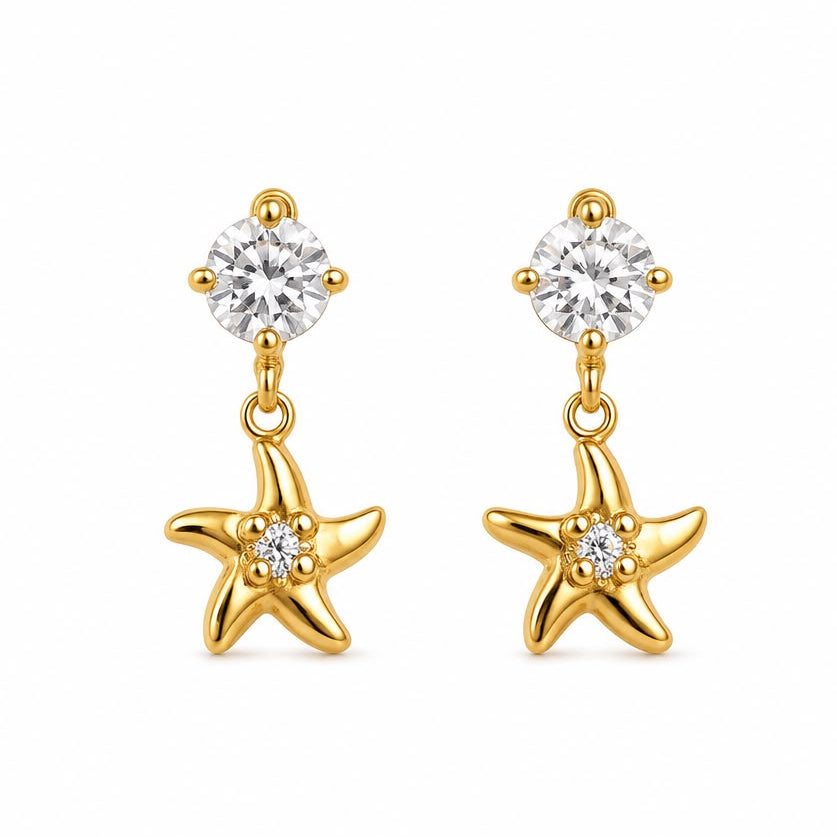 Celeste Star Earrings