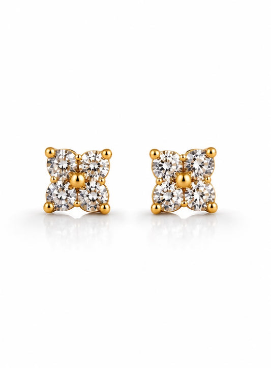 Crystal Daisy Classic Studs