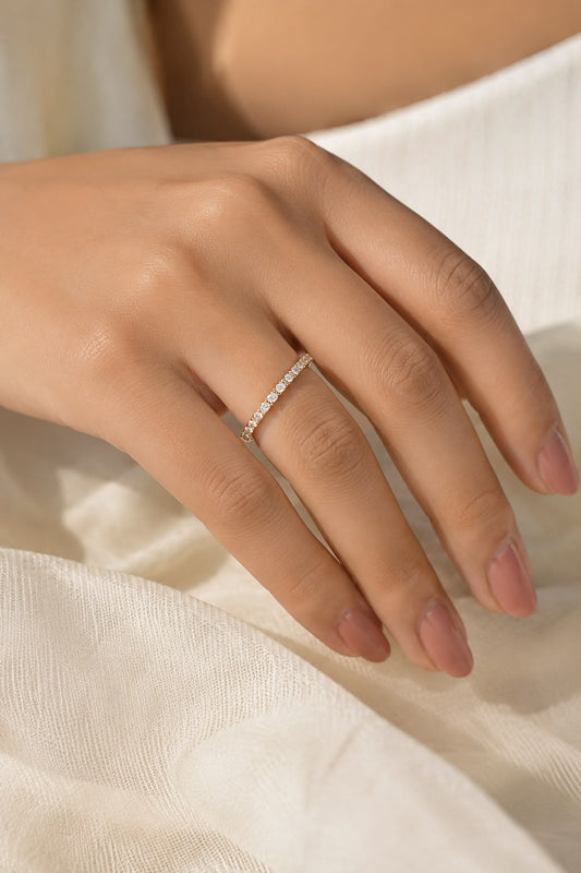 Crystal Line Ring